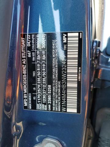 2022 MERCEDES-BENZ GLB 250 4M W1N4M4HB3NW232429