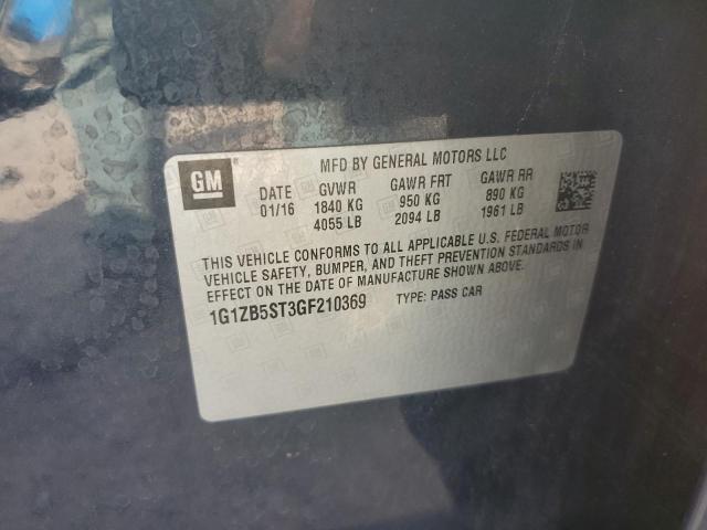 2016 CHEVROLET MALIBU LS 1G1ZB5ST3GF210369