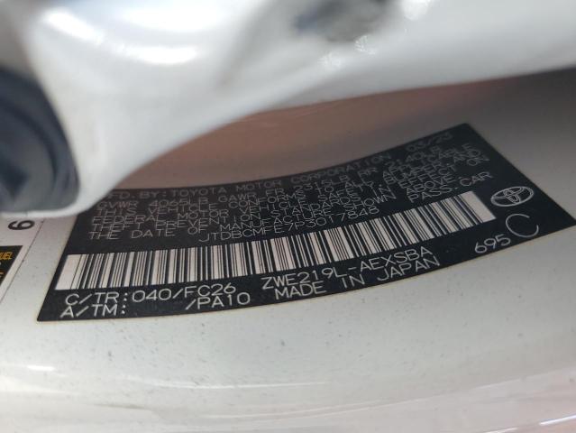 2023 TOYOTA COROLLA LE JTDBCMFE7P3017848