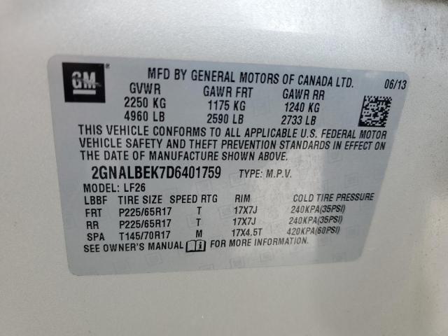 2013 CHEVROLET EQUINOX LS #3301751378