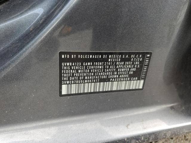 2020 VOLKSWAGEN JETTA S 3VWCB7BU5LM067417