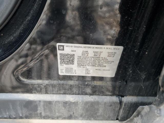 2019 CHEVROLET EQUINOX LT 3GNAXTEV5KL370198