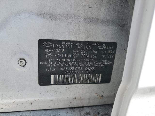 2019 HYUNDAI IONIQ BLUE KMHC65LC7KU109268