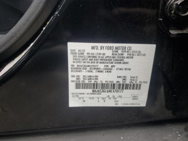 2022 FORD ECOSPORT SE - MAJ6S3GL6NC470177