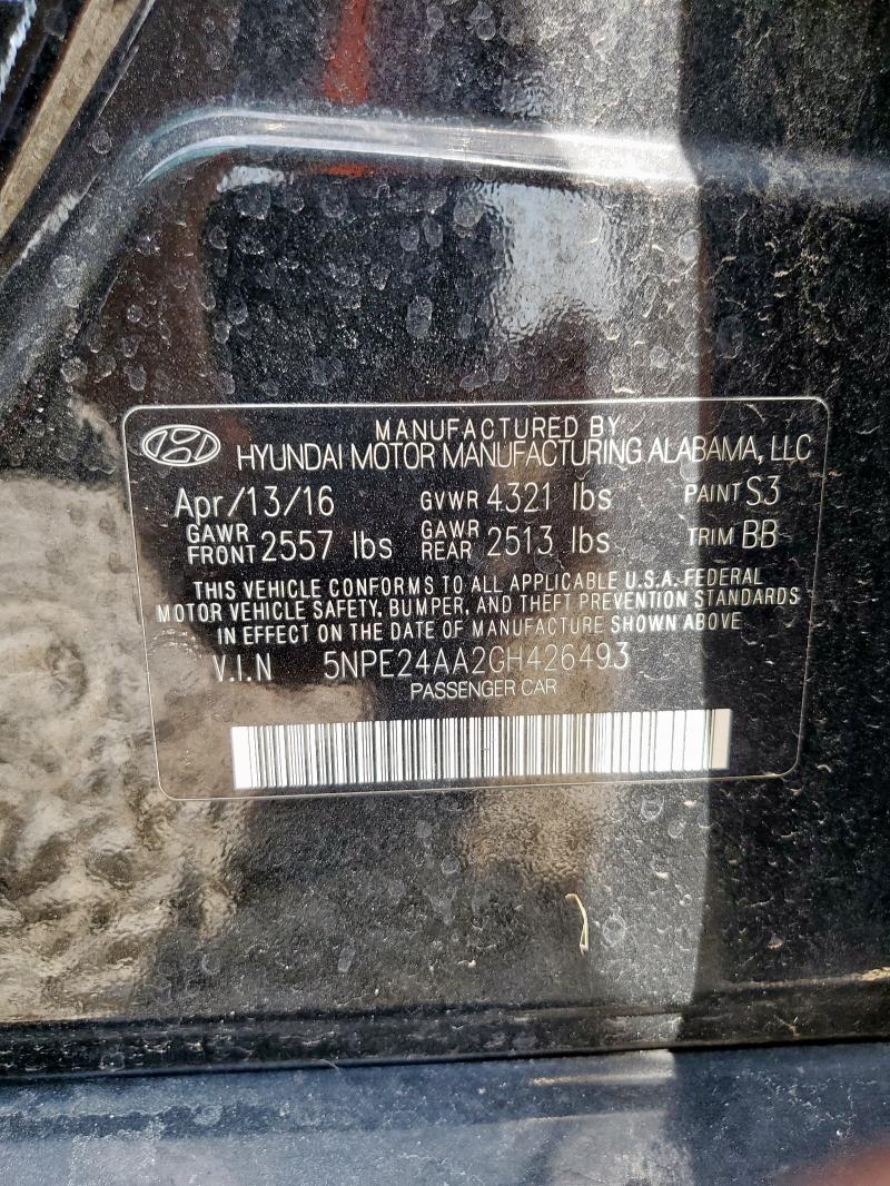 2016 HYUNDAI SONATA ECO 5NPE24AA2GH426493