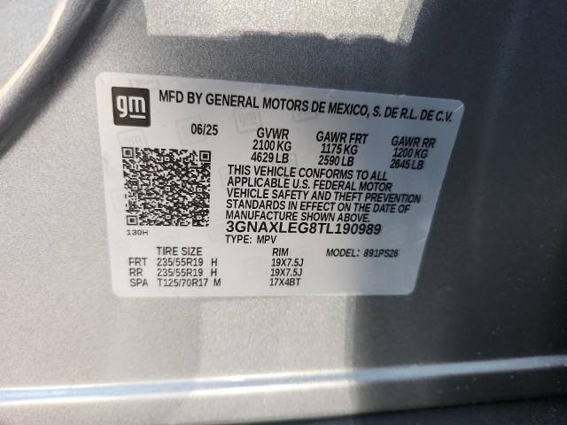 2026 CHEVROLET EQUINOX RS 3GNAXLEG8TL190989