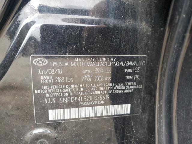 2018 HYUNDAI ELANTRA SE 5NPD84LF2JH375619