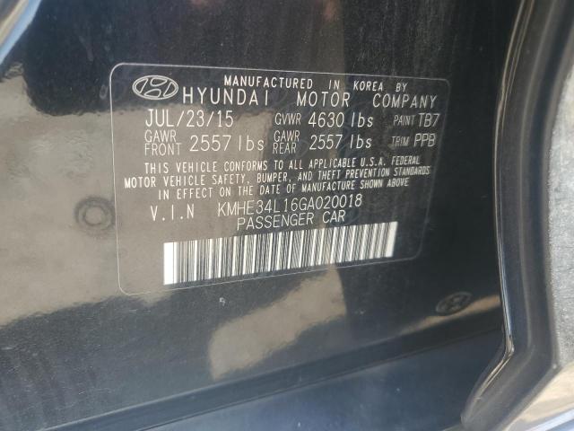 2016 HYUNDAI SONATA HYB KMHE34L16GA020018