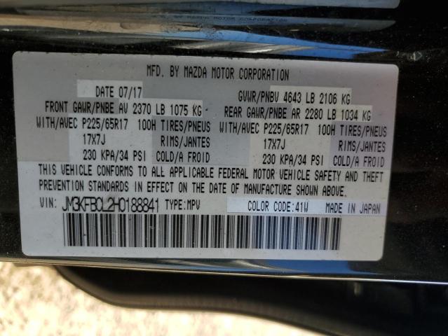 2017 MAZDA CX-5 TOURI - JM3KFBCL2H0188841