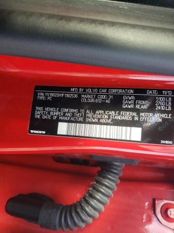 2015 VOLVO V60 R DESI YV1902SH1F1182536