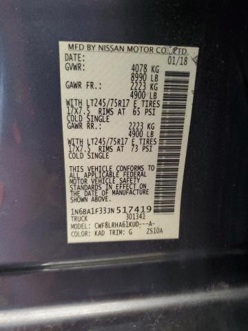 2018 NISSAN TITAN XD S 1N6BA1F33JN517419