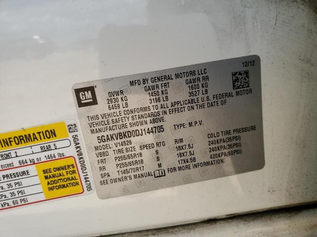 2013 BUICK ENCLAVE #3259001062