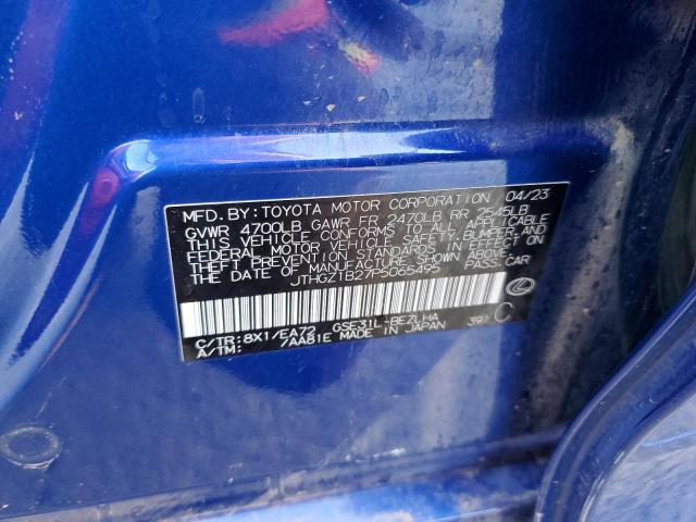 2023 LEXUS IS 350 F SPORT DESIGN JTHGZ1B27P5065495