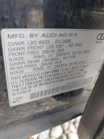 2017 AUDI Q7 PREMIUM - WA1LAAF72HD025498