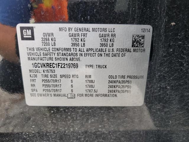 2015 CHEVROLET SILVERADO #3301632636