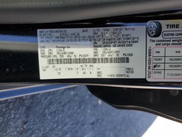 2016 FORD FIESTA S 3FADP4TJ9GM141896