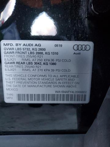 2020 AUDI SQ5 PREMIU - WA1B4AFY4L2008802