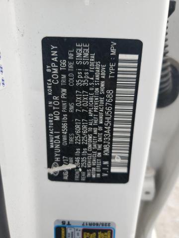 2017 HYUNDAI TUCSON LIMITED KM8J33A45HU567688