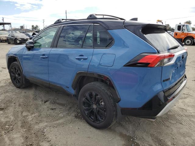 TOYOTA RAV4 XSE 2024 blue  hybrid engine 2T3E6RFV3RW051870 photo #3