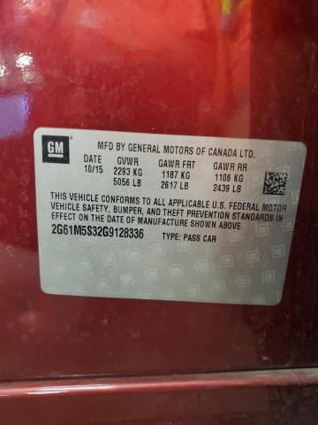 2016 CADILLAC XTS LUXURY #3309356976