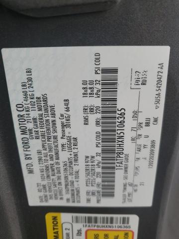 2022 FORD MUSTANG - 1FATP8UHXN5106365