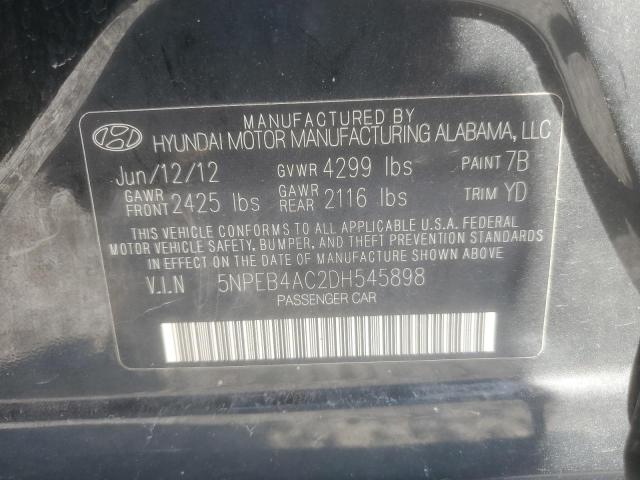 2013 HYUNDAI SONATA GLS - 5NPEB4AC2DH545898