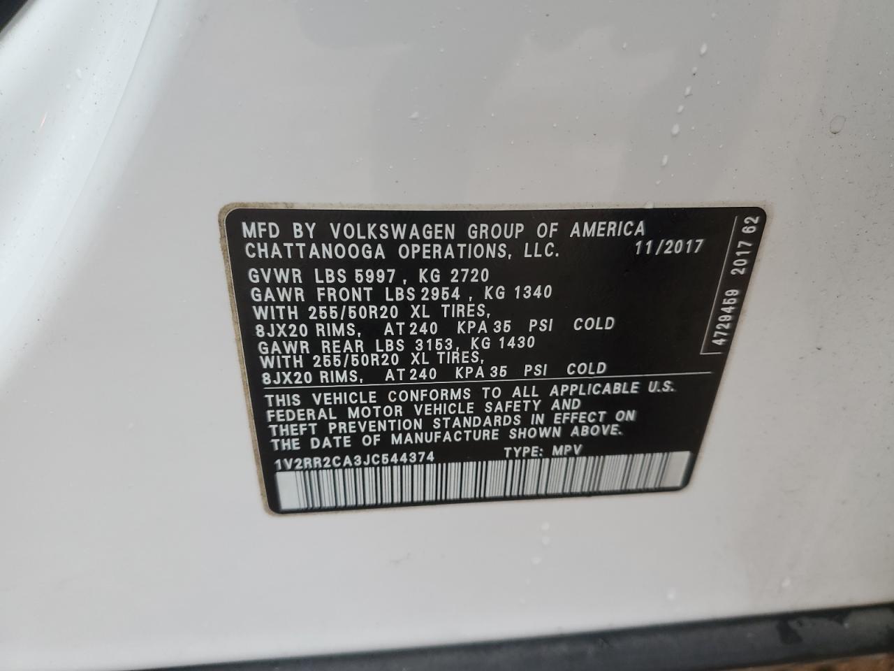 VOLKSWAGEN ATLAS SEL