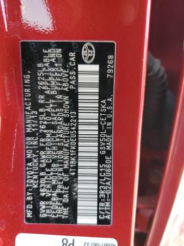 2014 TOYOTA CAMRY SE - 4T1BK1FK0EU542213