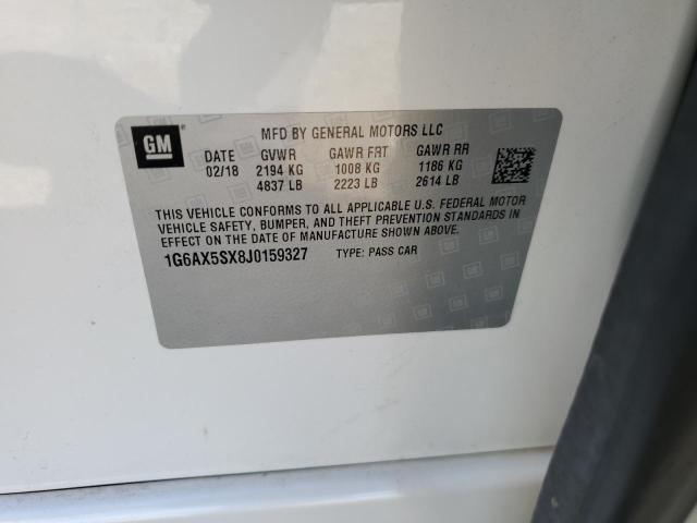 2018 CADILLAC CTS LUXURY 1G6AX5SX8J0159327