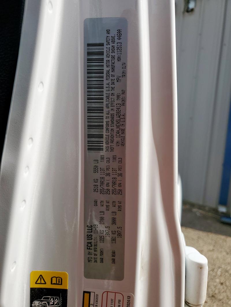 2020 JEEP WRANGLER U - 1C4HJXEN5LW202413