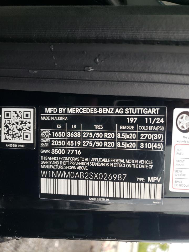 MERCEDES-BENZ G-CLASS 580E