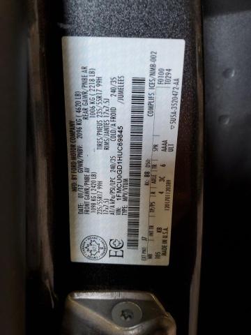 2017 FORD ESCAPE SE - 1FMCU0GD1HUC69845