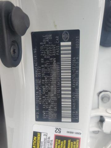 2023 TOYOTA CAMRY SE N 4T1G11AK0PU099970