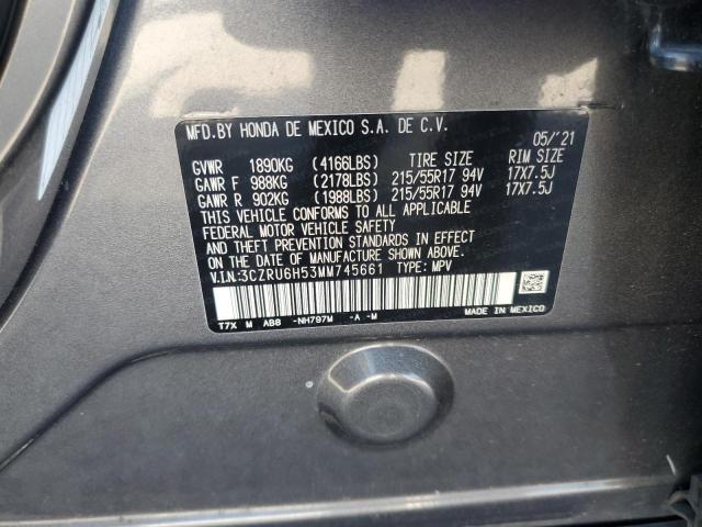 2021 HONDA HR-V EX 3CZRU6H53MM745661