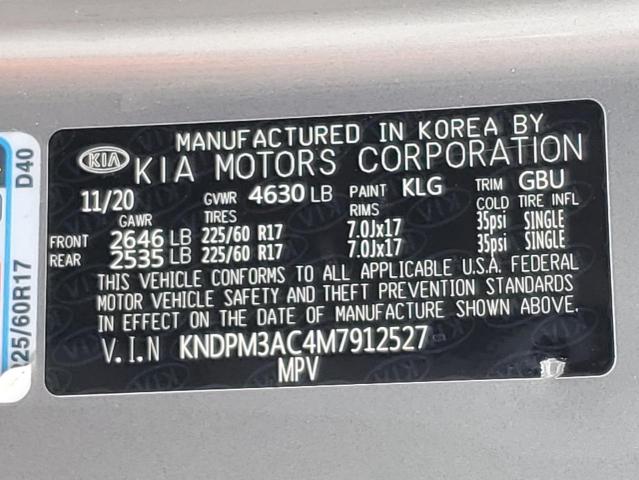 2021 KIA SPORTAGE LX #3304170443