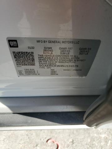 2022 BUICK ENCLAVE PR 5GAERCKW4NJ134575