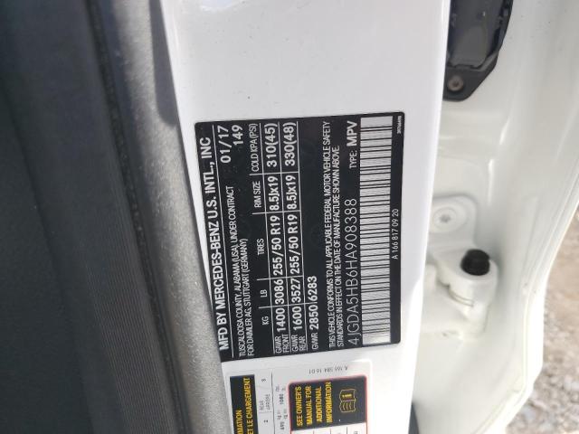 2017 MERCEDES-BENZ GLE 350 4M 4JGDA5HB6HA908388