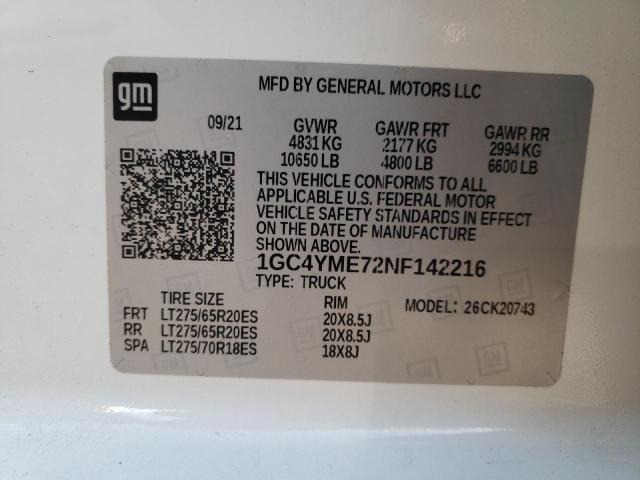 2022 CHEVROLET 2500 HD #3305510082