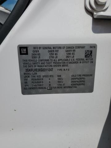 2016 GMC TERRAIN DENALI 2GKFLVE3XG6311247