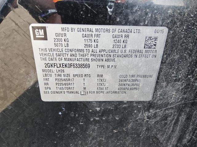 2015 GMC TERRAIN SL 2GKFLXEK0F6338569