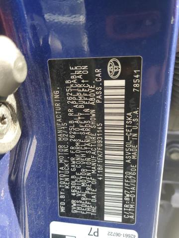 2015 TOYOTA CAMRY LE - 4T1BF1FK7FU931145