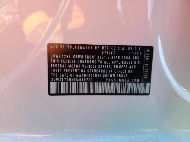 2015 VOLKSWAGEN GTI 3VW4T7AUXFM049793