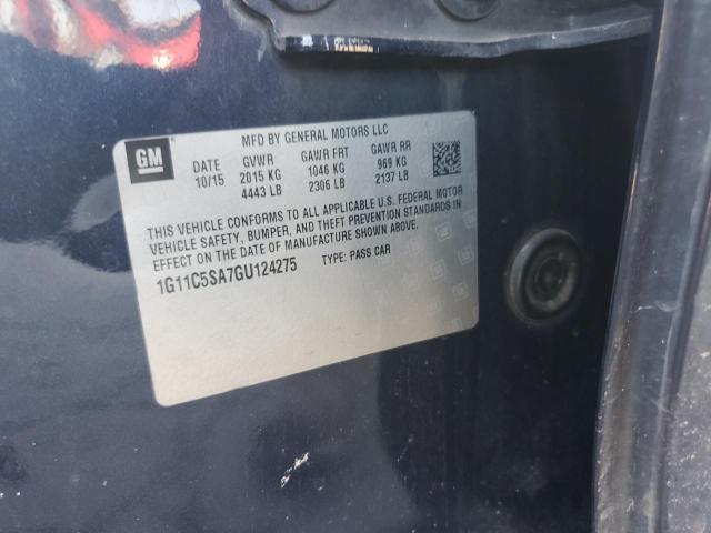 2016 CHEVROLET MALIBU LIM 1G11C5SA7GU124275