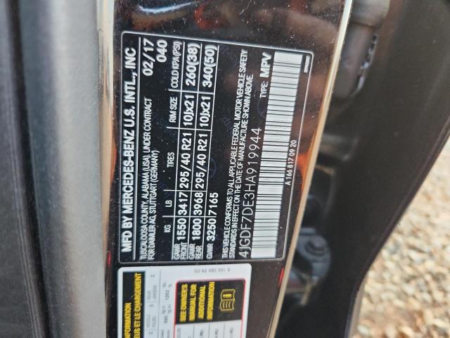 2017 MERCEDES-BENZ GLS 550 4M 4JGDF7DE3HA919944