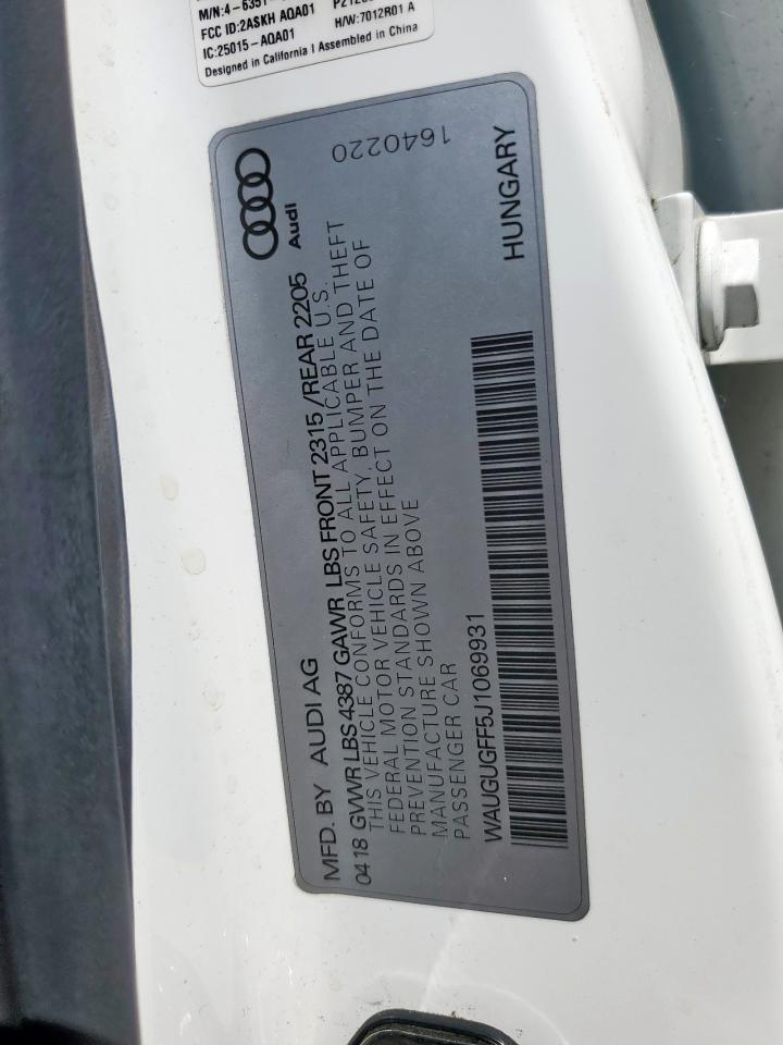 AUDI A3 PREMIUM PLUS