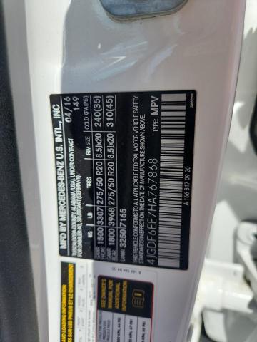 2017 MERCEDES-BENZ GLS 450 4M 4JGDF6EE7HA767868