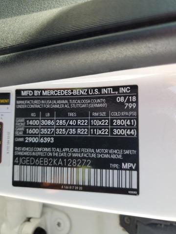 2019 MERCEDES-BENZ GLE COUPE 43 AMG 4JGED6EB2KA128272