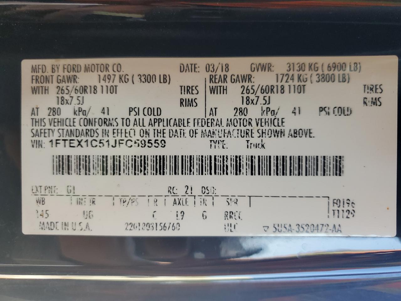 FORD F-150 SUPER CAB