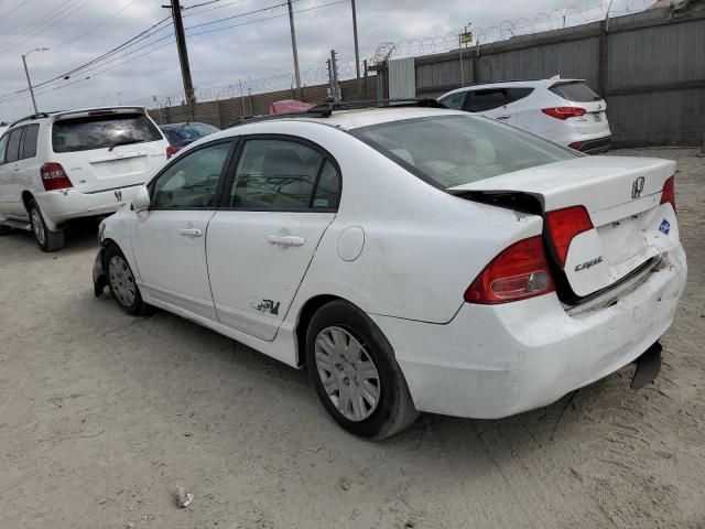 HONDA CIVIC GX 2007 white  compressed natural gas 1HGFA46517L000858 photo #3