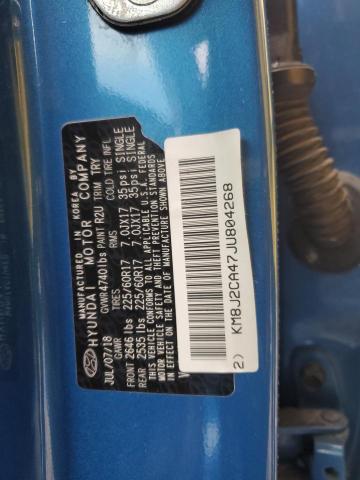 2018 HYUNDAI TUCSON SE KM8J2CA47JU804268